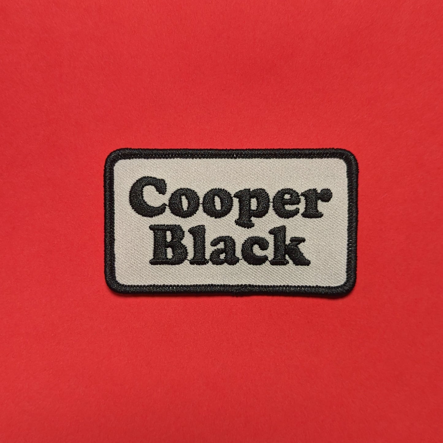Cooper Black patch
